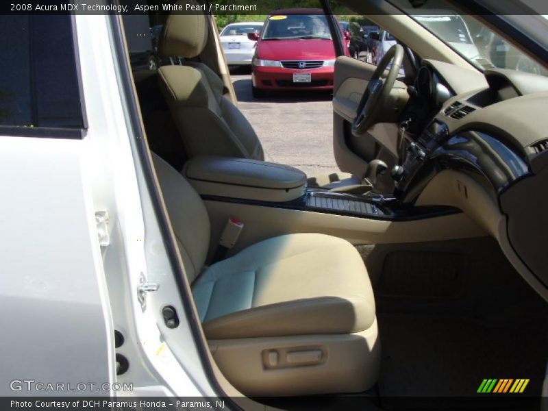 Aspen White Pearl / Parchment 2008 Acura MDX Technology