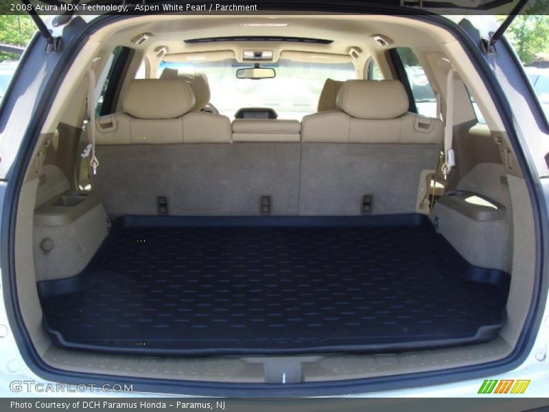 Aspen White Pearl / Parchment 2008 Acura MDX Technology