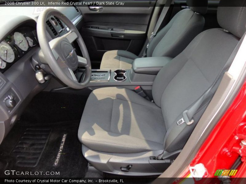 Inferno Red Crystal Pearl / Dark Slate Gray 2008 Chrysler 300 LX