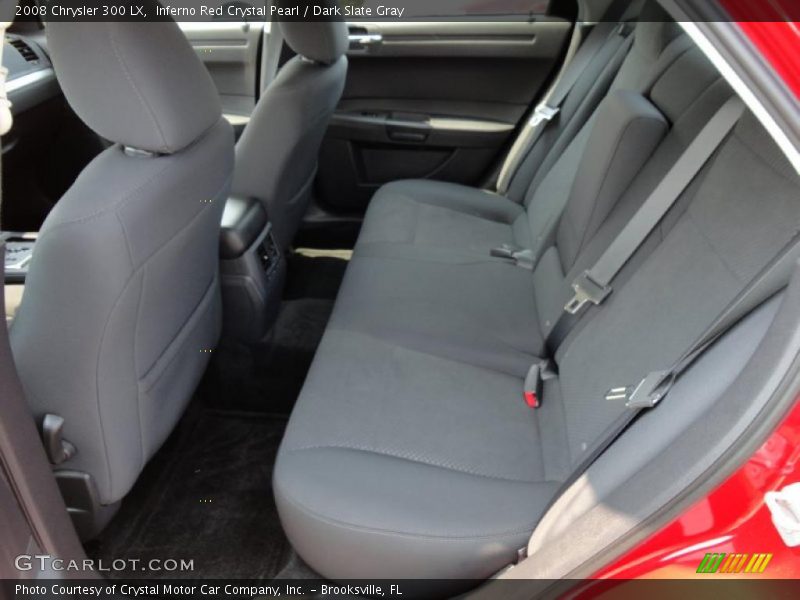Inferno Red Crystal Pearl / Dark Slate Gray 2008 Chrysler 300 LX