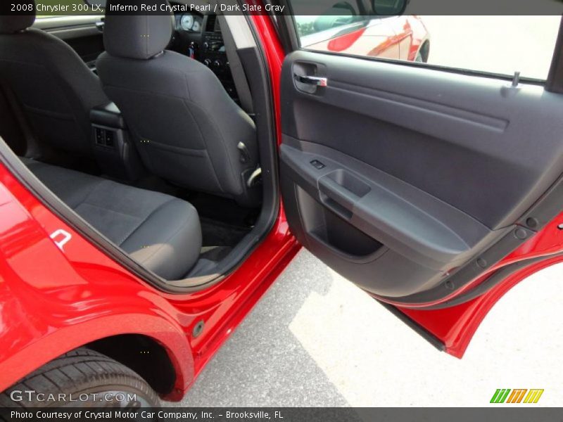 Inferno Red Crystal Pearl / Dark Slate Gray 2008 Chrysler 300 LX