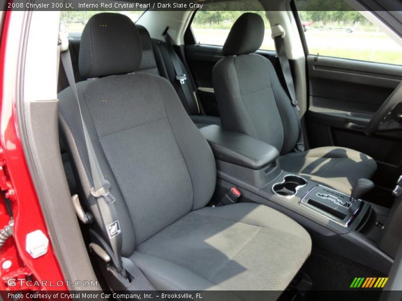 Inferno Red Crystal Pearl / Dark Slate Gray 2008 Chrysler 300 LX