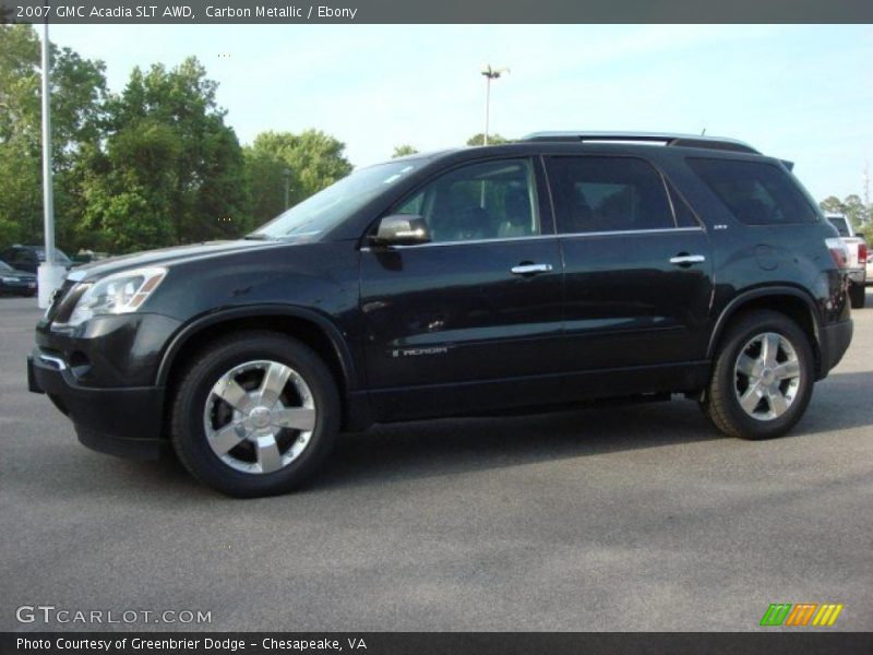 Carbon Metallic / Ebony 2007 GMC Acadia SLT AWD