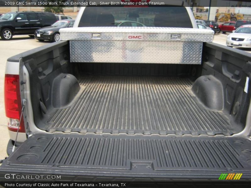 Silver Birch Metallic / Dark Titanium 2009 GMC Sierra 1500 Work Truck Extended Cab