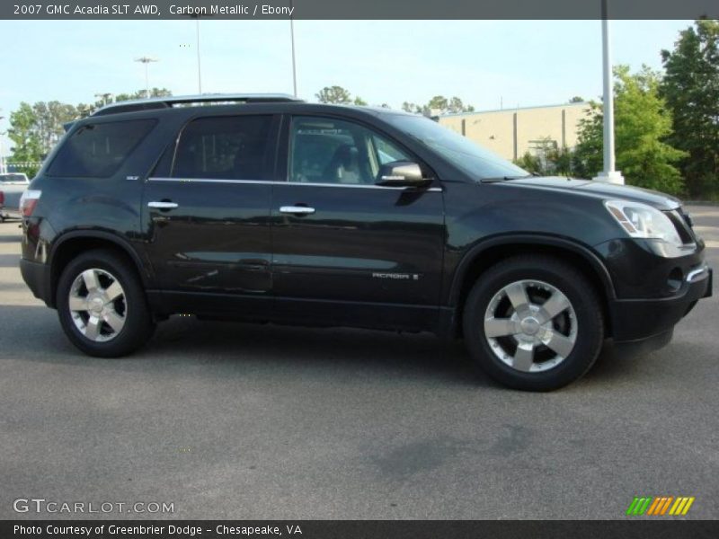 Carbon Metallic / Ebony 2007 GMC Acadia SLT AWD