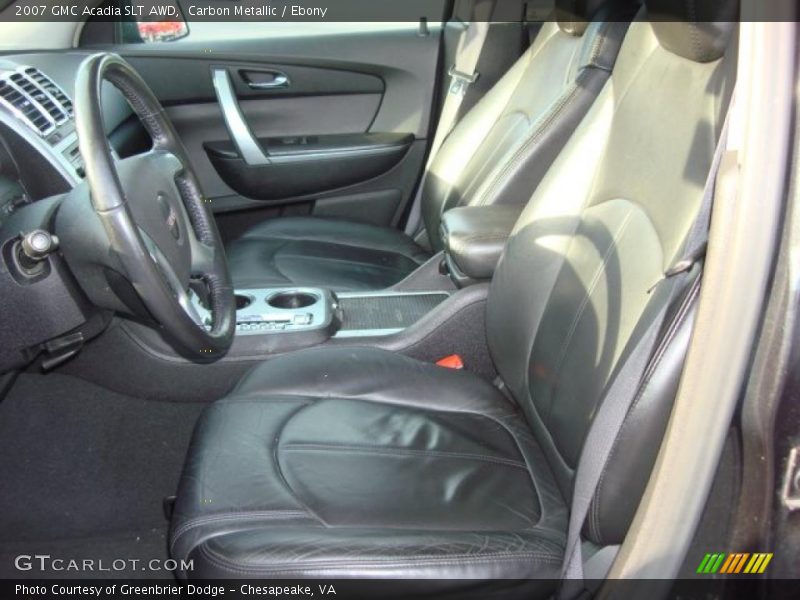 Carbon Metallic / Ebony 2007 GMC Acadia SLT AWD