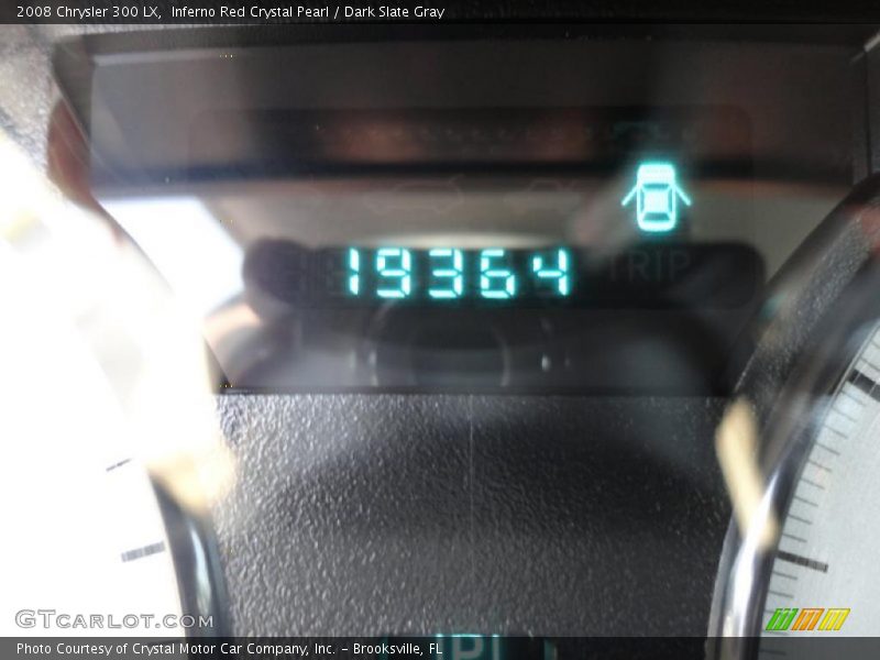 Inferno Red Crystal Pearl / Dark Slate Gray 2008 Chrysler 300 LX