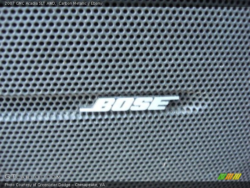 Carbon Metallic / Ebony 2007 GMC Acadia SLT AWD