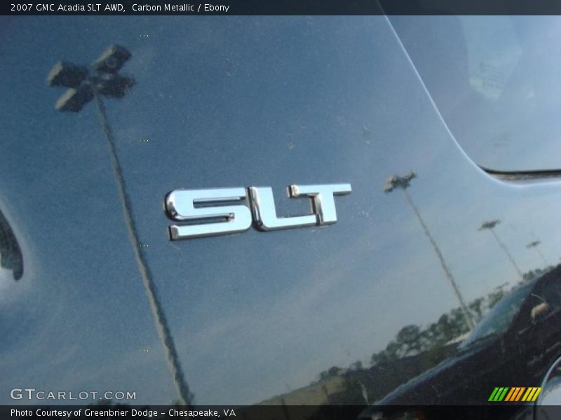 Carbon Metallic / Ebony 2007 GMC Acadia SLT AWD