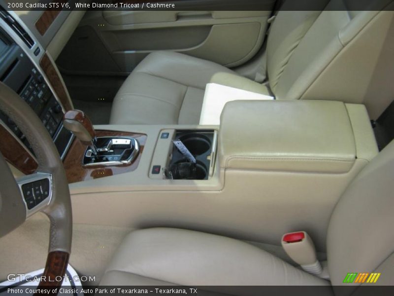 White Diamond Tricoat / Cashmere 2008 Cadillac STS V6