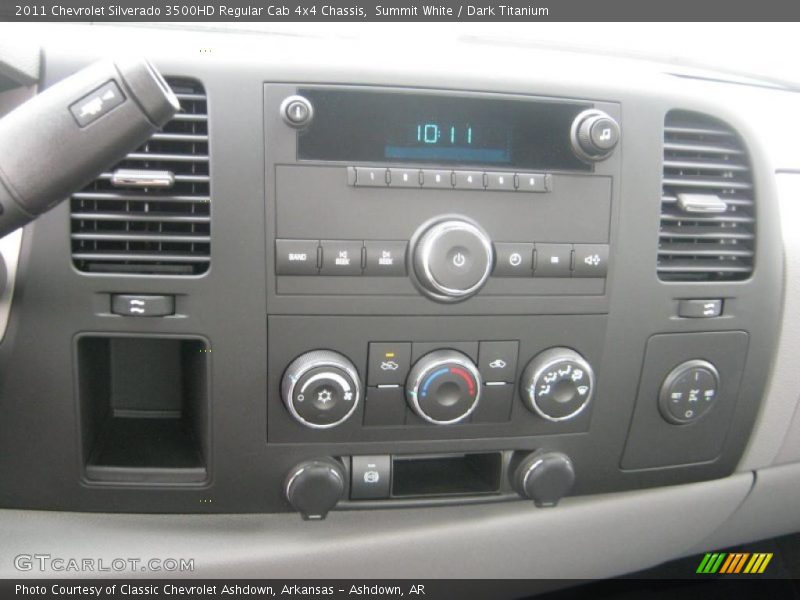 Summit White / Dark Titanium 2011 Chevrolet Silverado 3500HD Regular Cab 4x4 Chassis