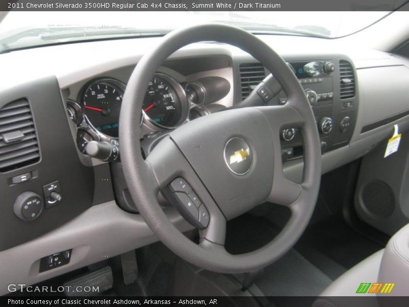  2011 Silverado 3500HD Regular Cab 4x4 Chassis Steering Wheel