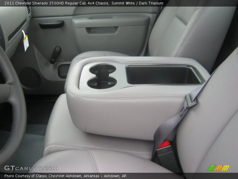 Summit White / Dark Titanium 2011 Chevrolet Silverado 3500HD Regular Cab 4x4 Chassis