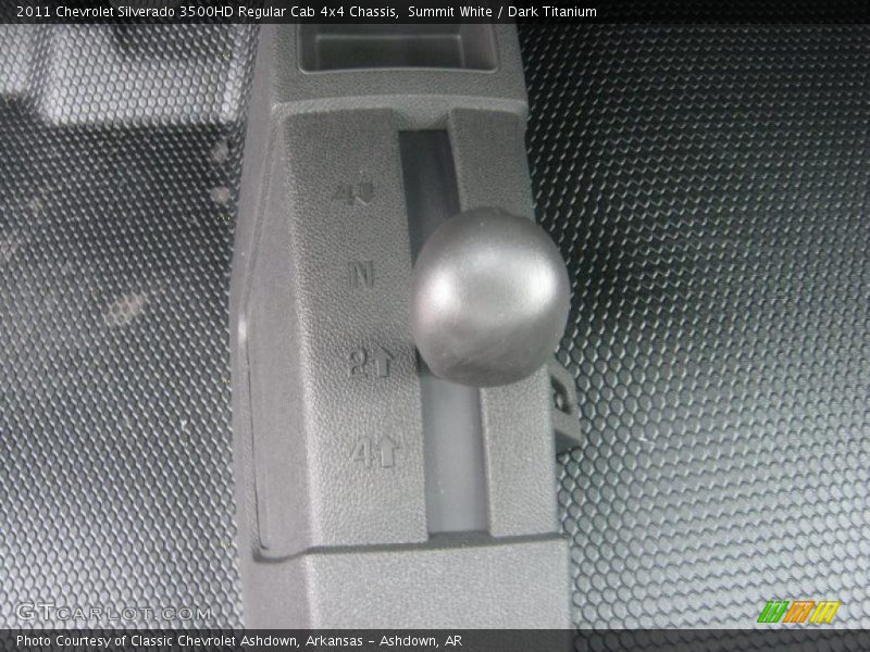 Summit White / Dark Titanium 2011 Chevrolet Silverado 3500HD Regular Cab 4x4 Chassis