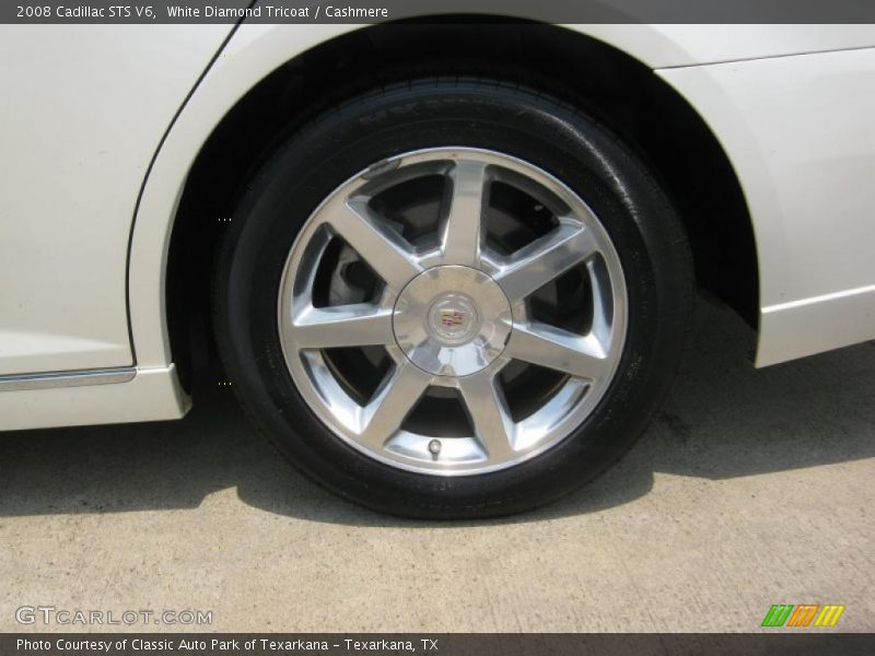 White Diamond Tricoat / Cashmere 2008 Cadillac STS V6