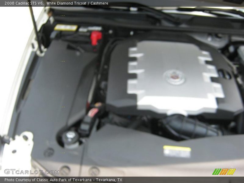 White Diamond Tricoat / Cashmere 2008 Cadillac STS V6