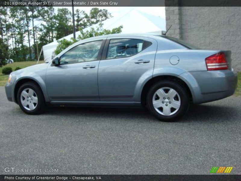 Silver Steel Metallic / Dark Slate Gray 2010 Dodge Avenger SXT