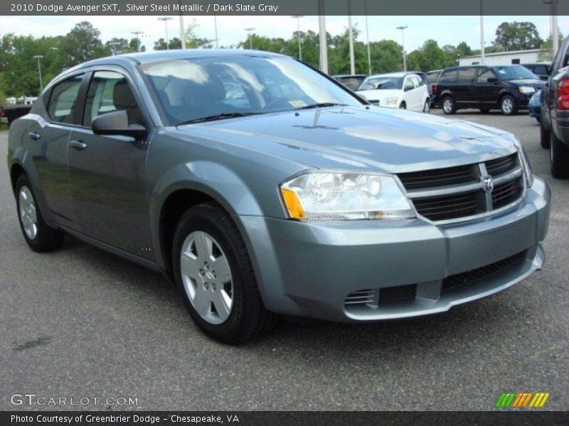Silver Steel Metallic / Dark Slate Gray 2010 Dodge Avenger SXT