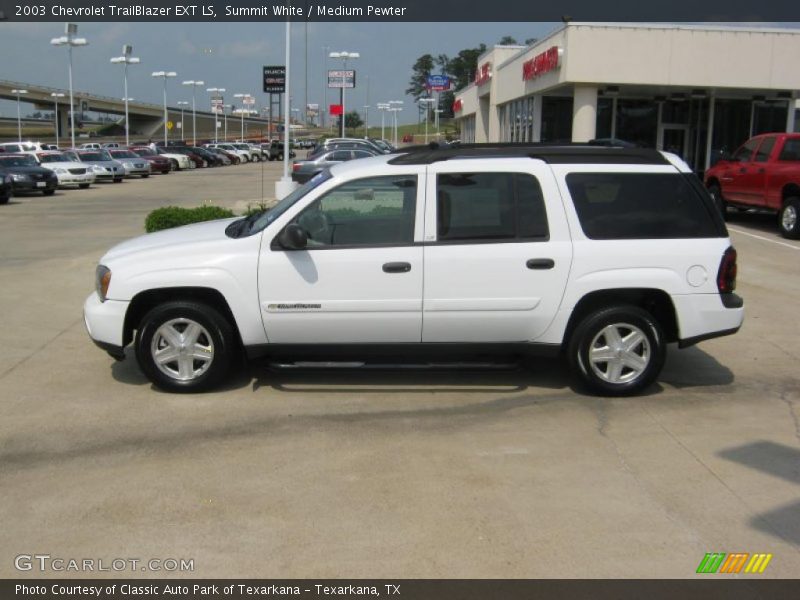 Summit White / Medium Pewter 2003 Chevrolet TrailBlazer EXT LS