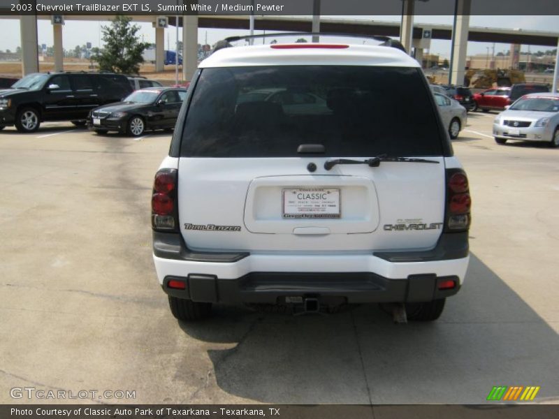 Summit White / Medium Pewter 2003 Chevrolet TrailBlazer EXT LS