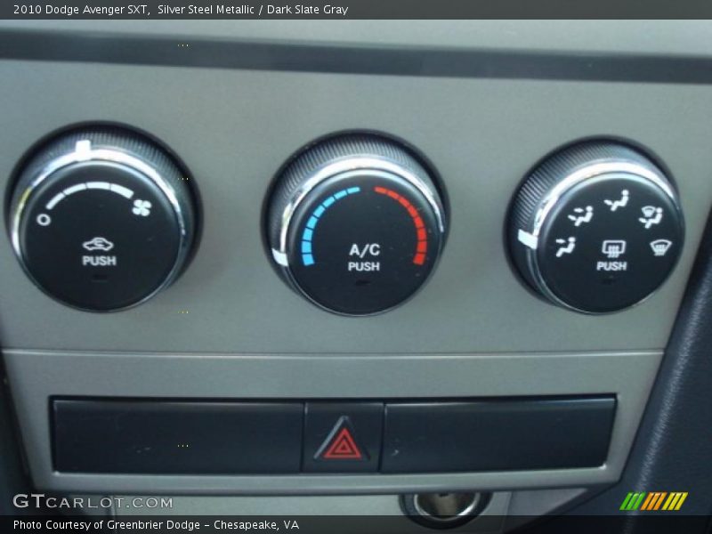 Silver Steel Metallic / Dark Slate Gray 2010 Dodge Avenger SXT