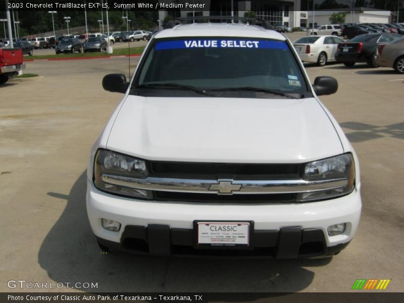 Summit White / Medium Pewter 2003 Chevrolet TrailBlazer EXT LS