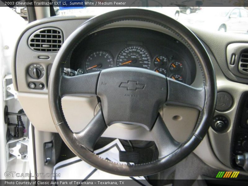 Summit White / Medium Pewter 2003 Chevrolet TrailBlazer EXT LS