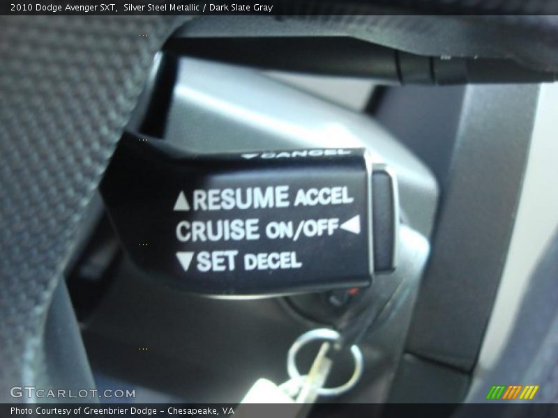 Silver Steel Metallic / Dark Slate Gray 2010 Dodge Avenger SXT