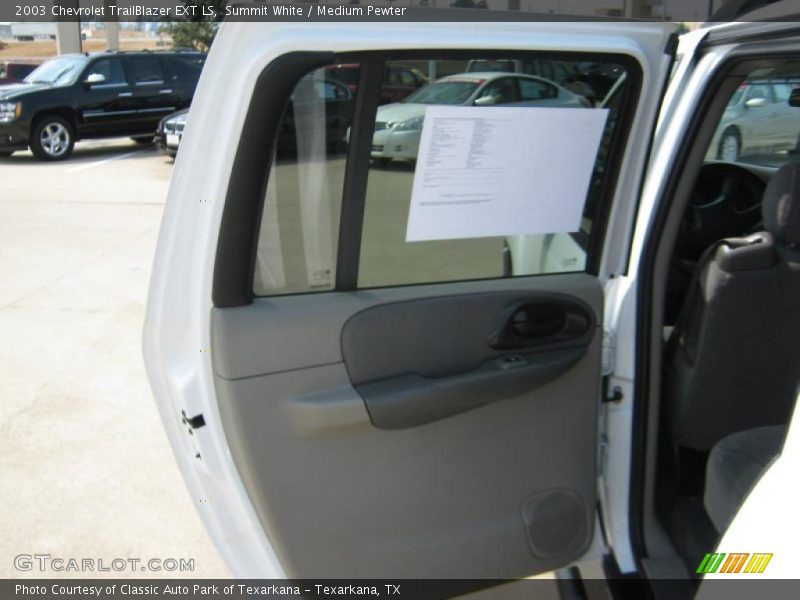 Summit White / Medium Pewter 2003 Chevrolet TrailBlazer EXT LS