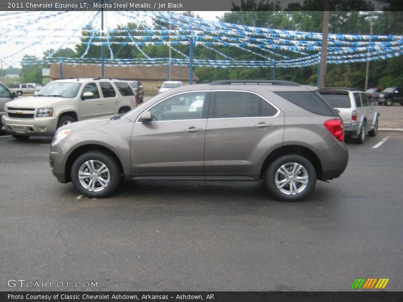 Mocha Steel Metallic / Jet Black 2011 Chevrolet Equinox LT