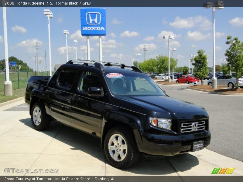 Formal Black / Gray 2008 Honda Ridgeline RTS