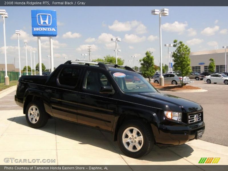 Formal Black / Gray 2008 Honda Ridgeline RTS