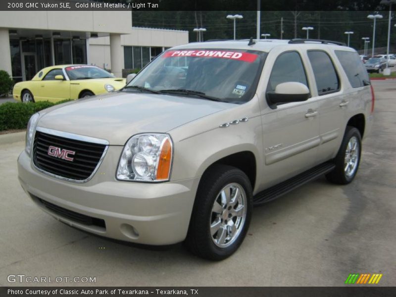 Gold Mist Metallic / Light Tan 2008 GMC Yukon SLE