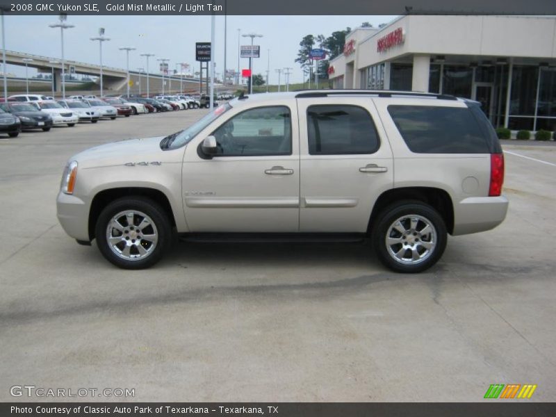 Gold Mist Metallic / Light Tan 2008 GMC Yukon SLE