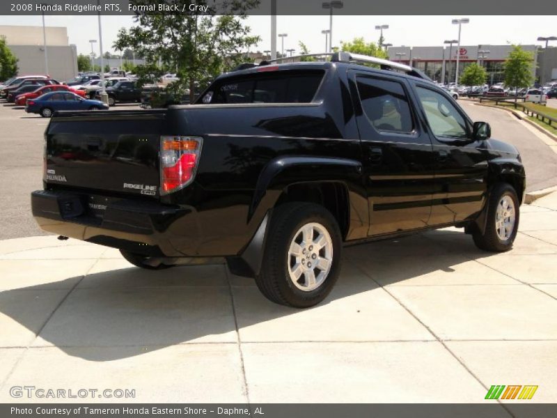 Formal Black / Gray 2008 Honda Ridgeline RTS