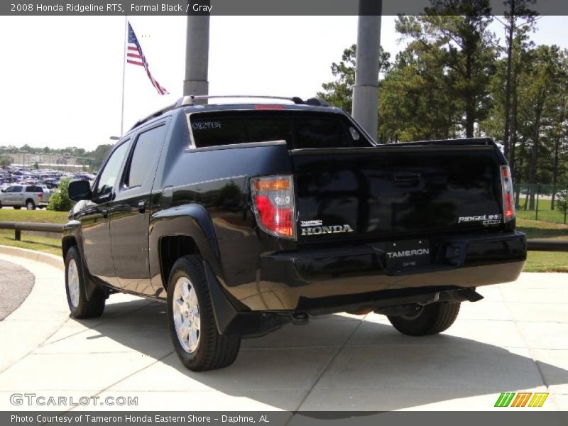 Formal Black / Gray 2008 Honda Ridgeline RTS