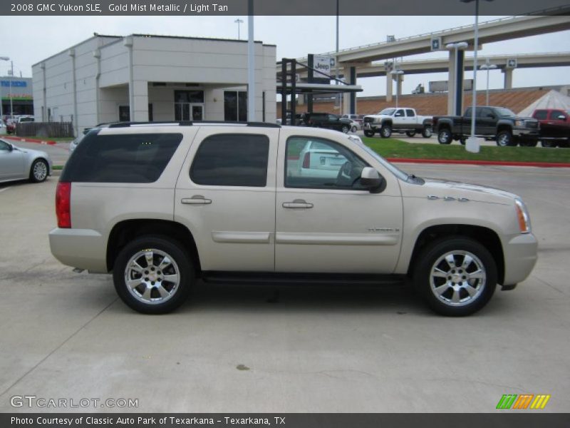 Gold Mist Metallic / Light Tan 2008 GMC Yukon SLE