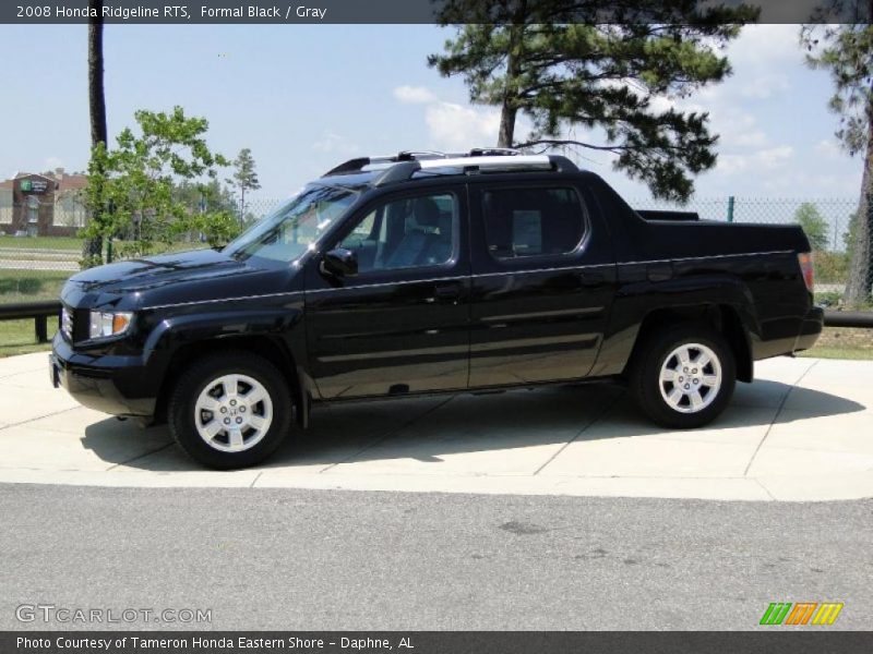 Formal Black / Gray 2008 Honda Ridgeline RTS