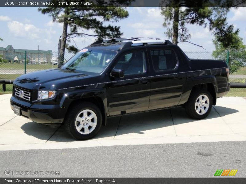 Formal Black / Gray 2008 Honda Ridgeline RTS