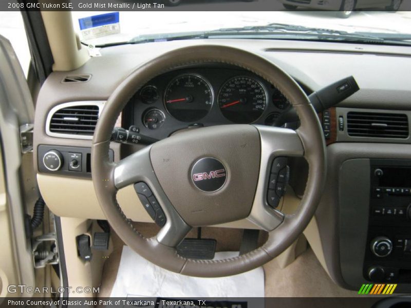 Gold Mist Metallic / Light Tan 2008 GMC Yukon SLE