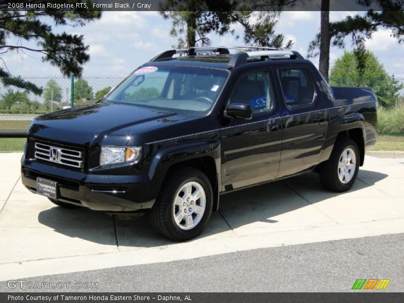 Formal Black / Gray 2008 Honda Ridgeline RTS