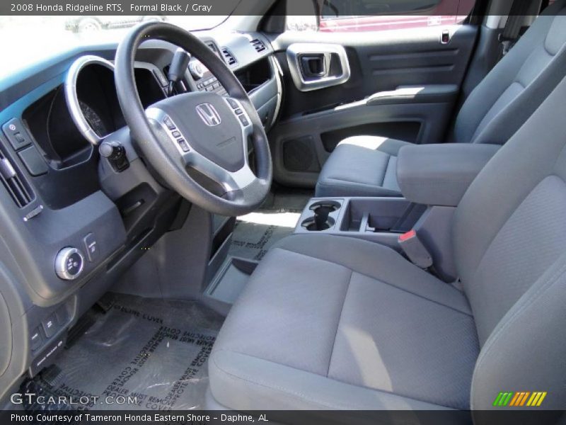 Formal Black / Gray 2008 Honda Ridgeline RTS