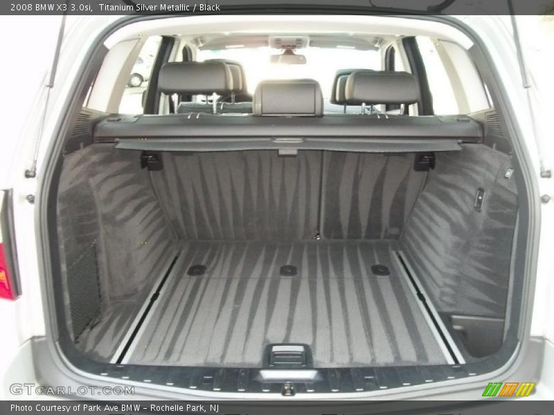 Titanium Silver Metallic / Black 2008 BMW X3 3.0si