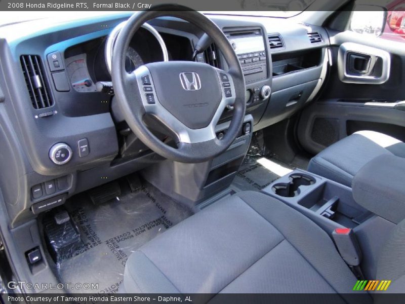 Formal Black / Gray 2008 Honda Ridgeline RTS