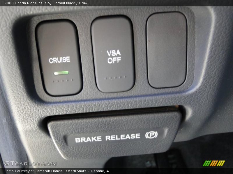 Formal Black / Gray 2008 Honda Ridgeline RTS