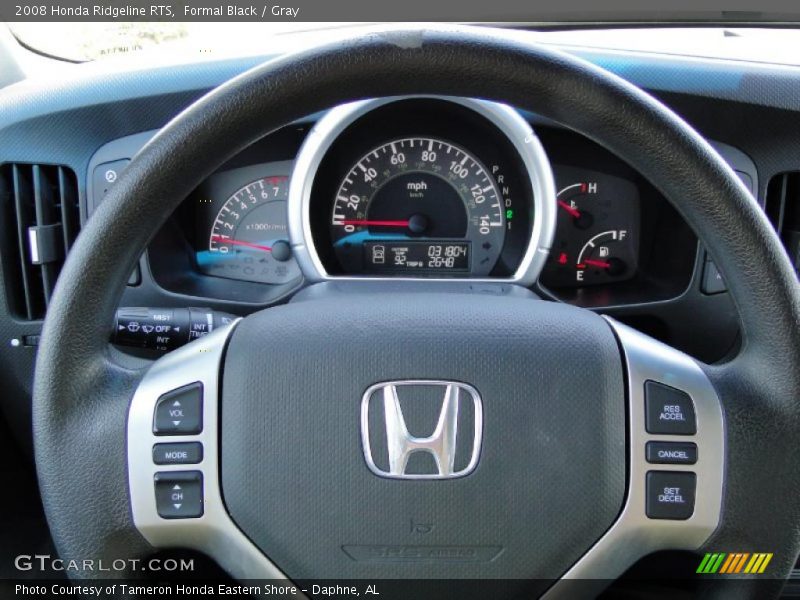 Formal Black / Gray 2008 Honda Ridgeline RTS