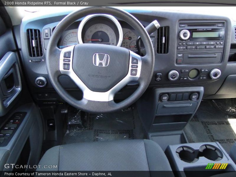 Formal Black / Gray 2008 Honda Ridgeline RTS