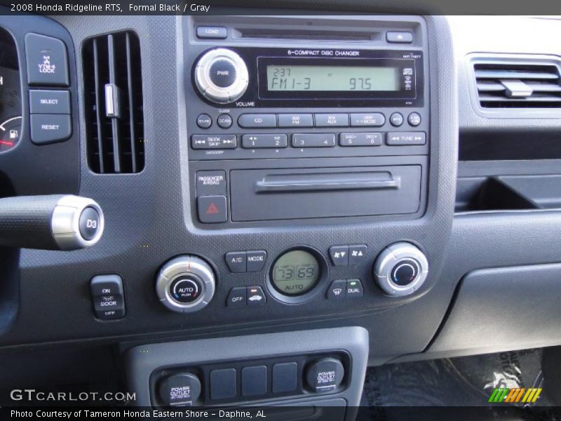 Formal Black / Gray 2008 Honda Ridgeline RTS