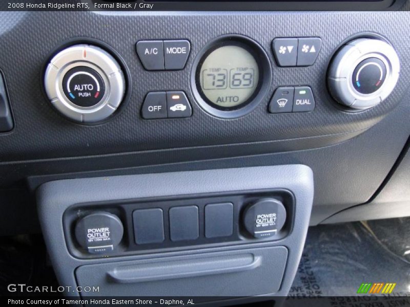 Formal Black / Gray 2008 Honda Ridgeline RTS