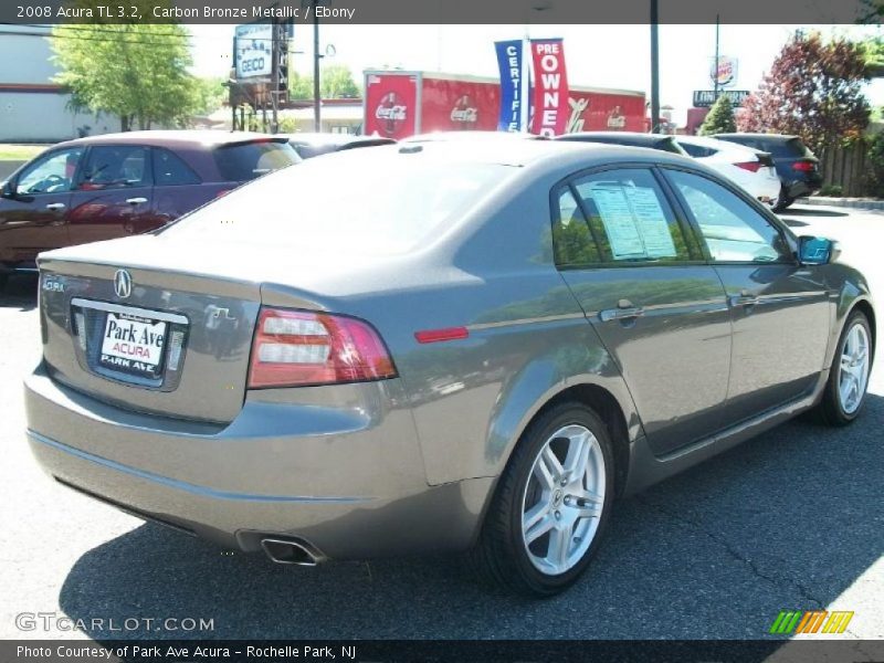 Carbon Bronze Metallic / Ebony 2008 Acura TL 3.2